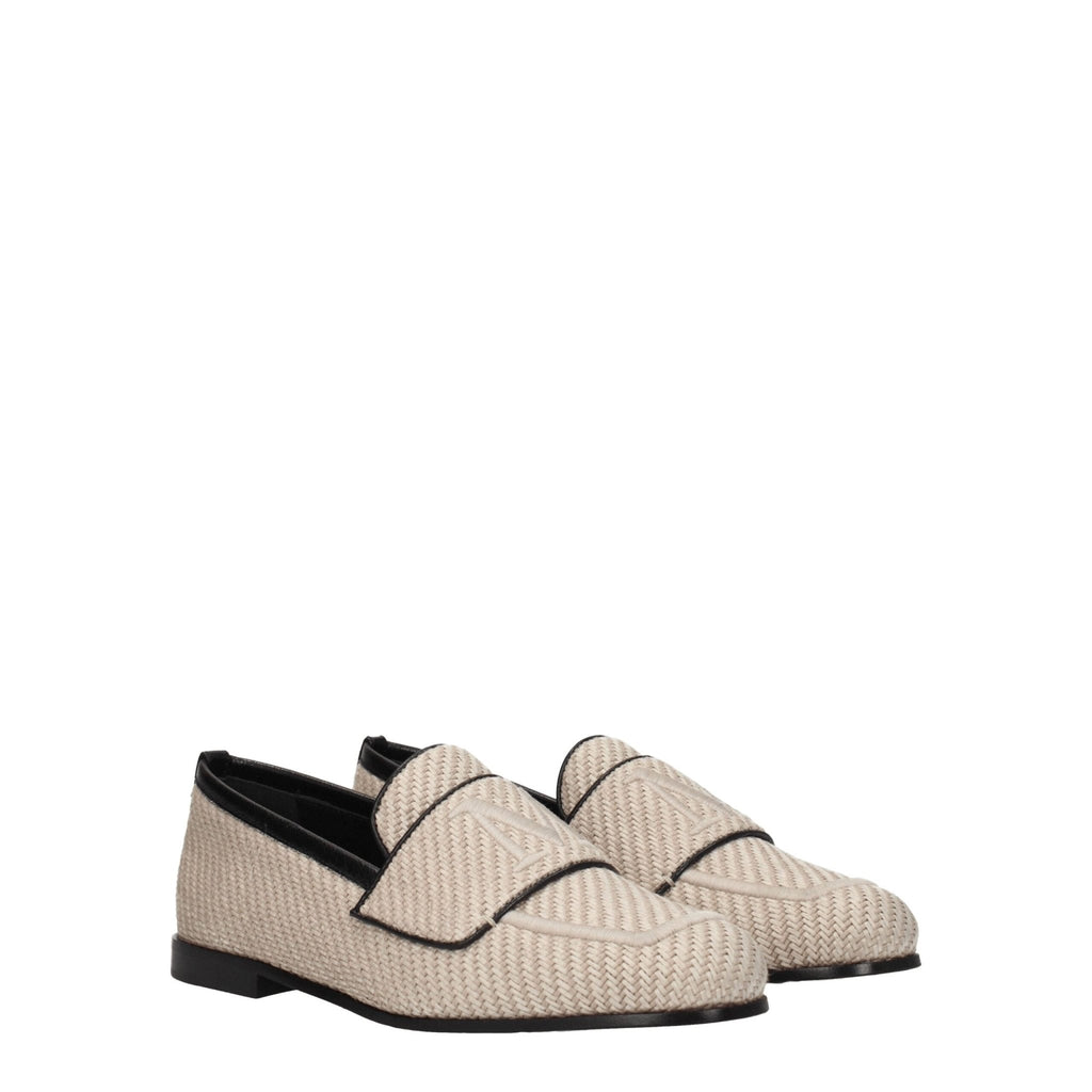 Max Mara Beige Fabric Loafer - Beyzy Store - Max Mara