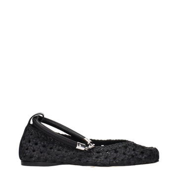 Max Mara Black Leather Ballet Flats - Beyzy Store - Max Mara
