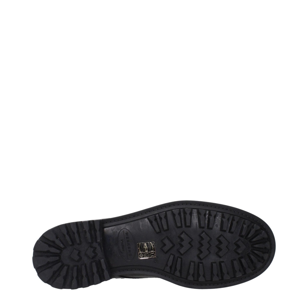 Max Mara Black Leather Oxfords And Derbies - Beyzy Store - Max Mara