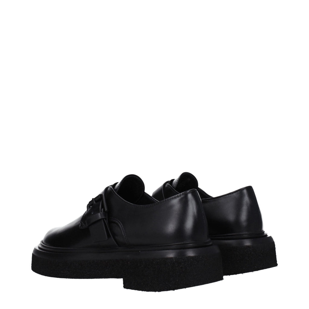 Max Mara Black Leather Oxfords And Derby - Beyzy Store - Max Mara