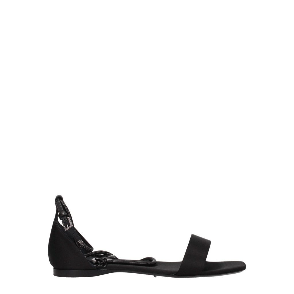 Max Mara Black Satin Sandal - Beyzy Store - Max Mara