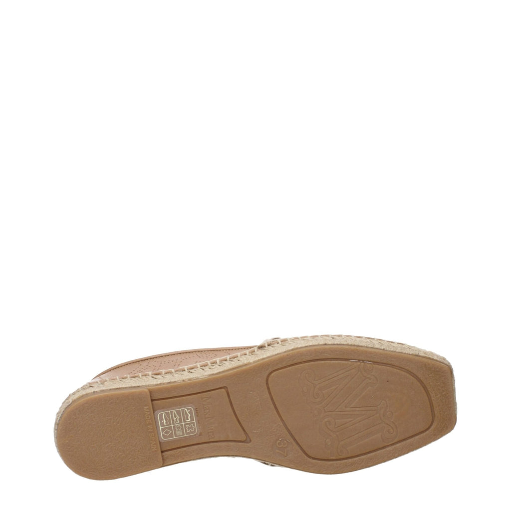 Max Mara Brown Leather Espadrilles - Beyzy Store - Max Mara