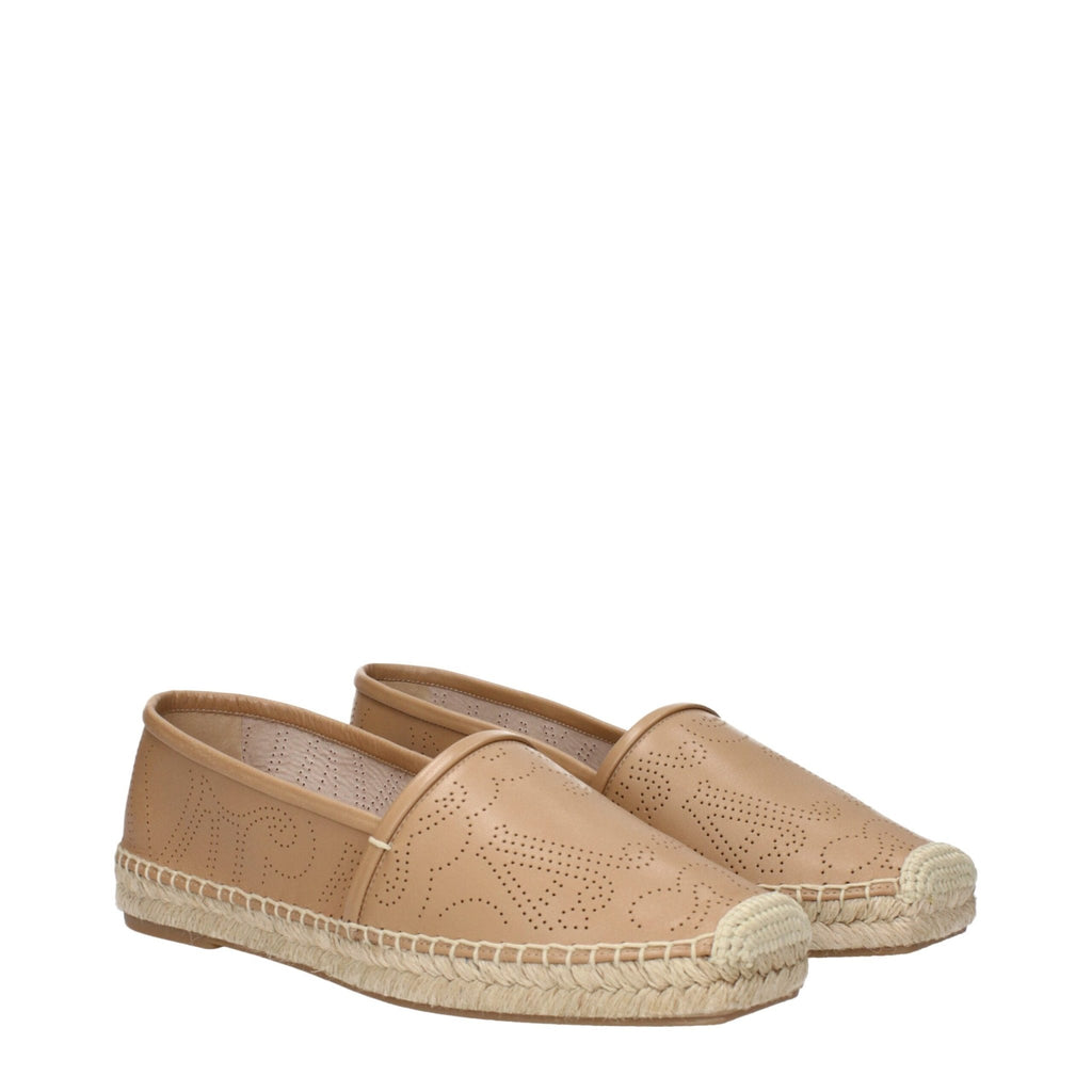 Max Mara Brown Leather Espadrilles - Beyzy Store - Max Mara