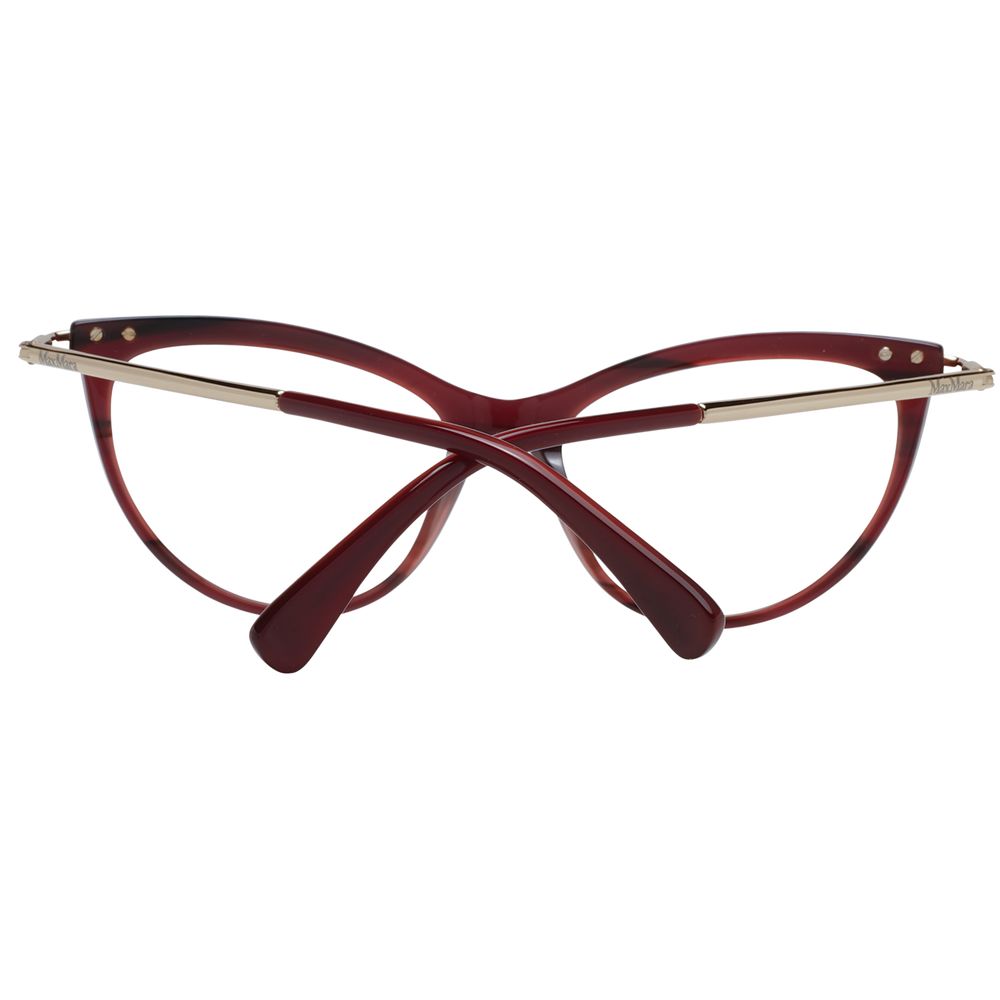 Max Mara Burgundy Women Glasses Frame - Beyzy Store - Max Mara