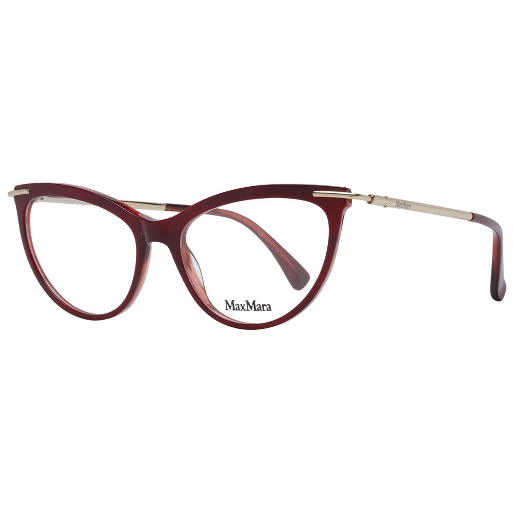 Max Mara Burgundy Women Glasses Frame - Beyzy Store - Max Mara