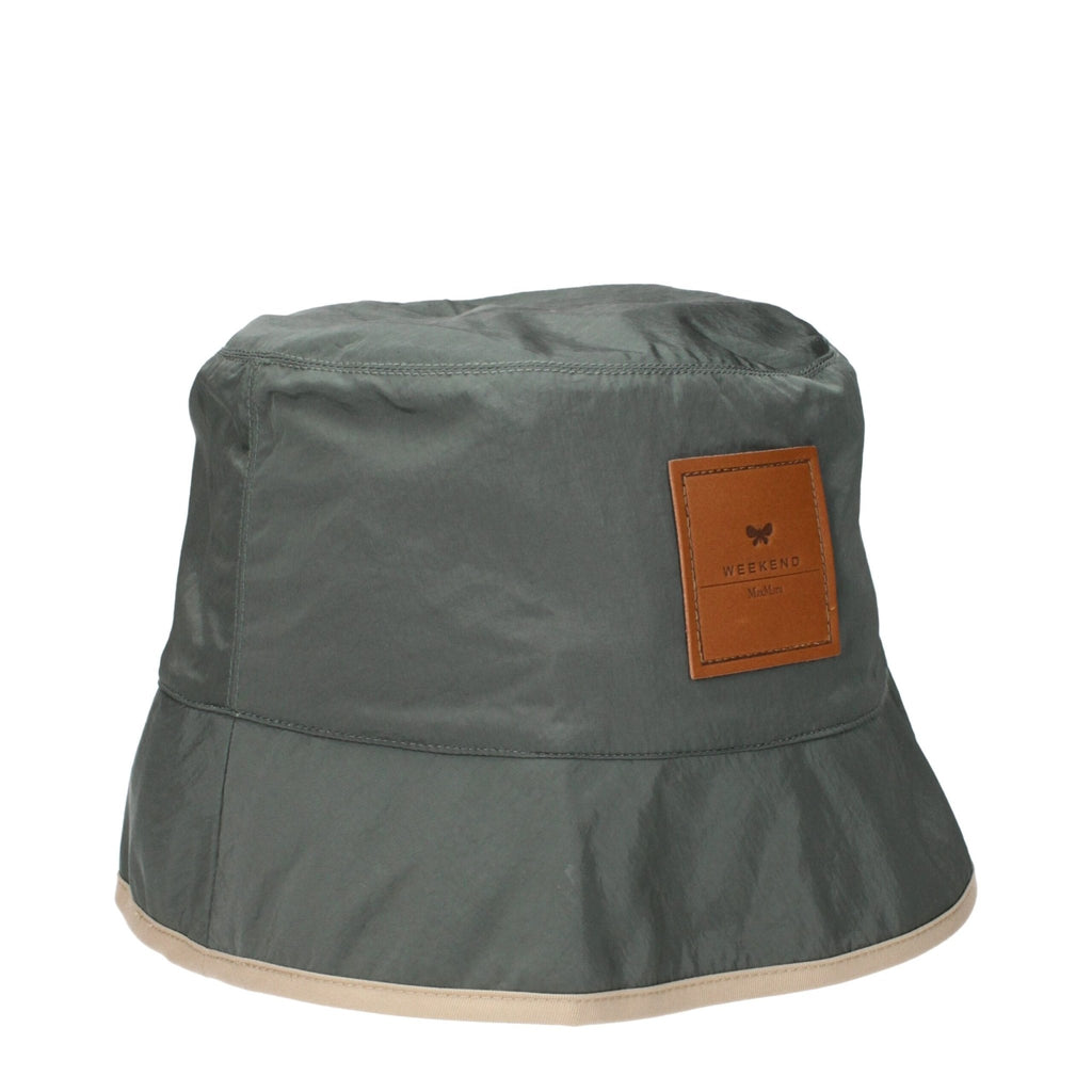 Max Mara Green Polyamide Bucket Hats - Beyzy Store - Max Mara