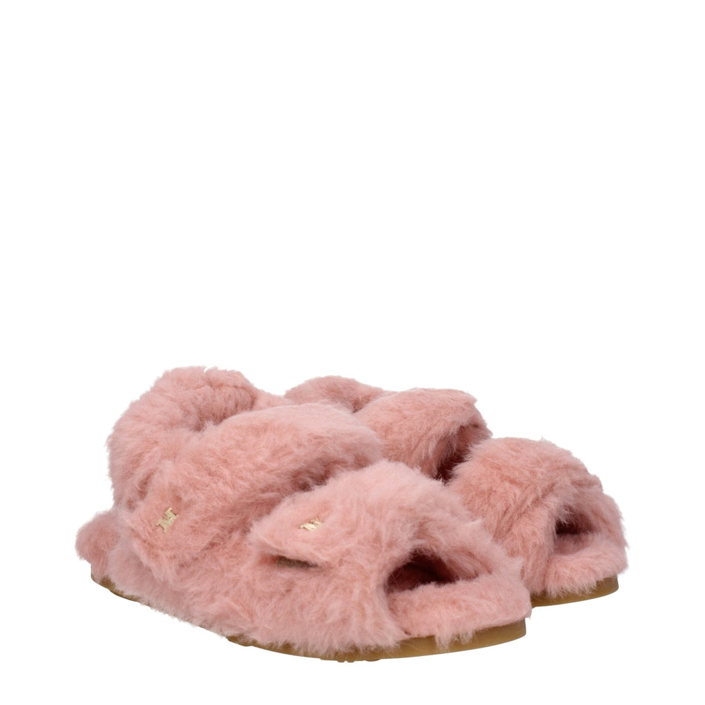 Max Mara Pink Fur Sandal - Beyzy Store - Max Mara