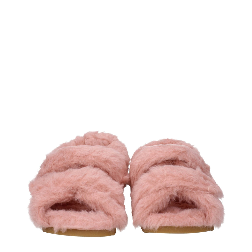 Max Mara Pink Fur Sandal - Beyzy Store - Max Mara