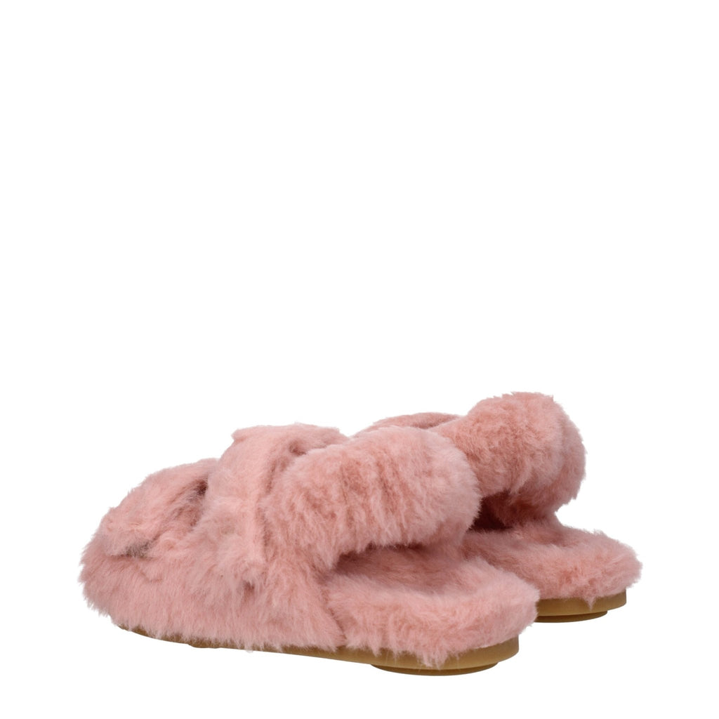 Max Mara Pink Fur Sandal - Beyzy Store - Max Mara