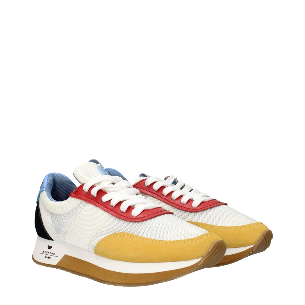 Max Mara White Fabric Low Tops - Beyzy Store - Max Mara