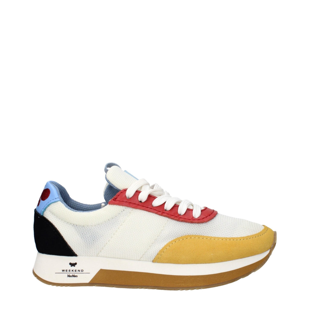 Max Mara White Fabric Low Tops - Beyzy Store - Max Mara