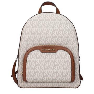 Michael Kors Beige Fabric Backpack - Beyzy Store - Michael Kors