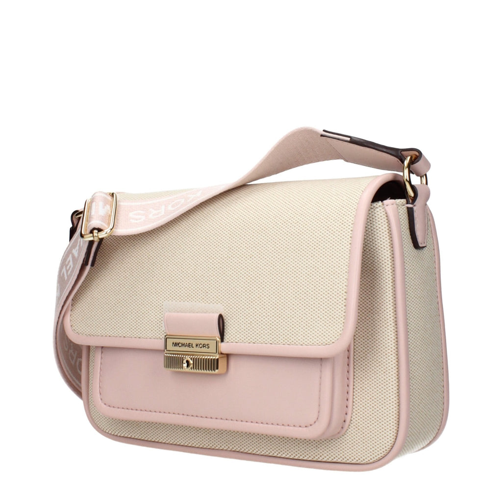 Michael Kors Beige Fabric Crossbody Bags - Beyzy Store - Michael Kors