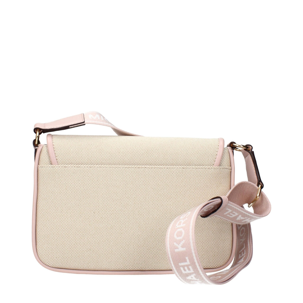 Michael Kors Beige Fabric Crossbody Bags - Beyzy Store - Michael Kors
