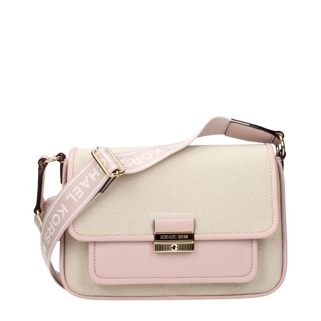 Michael Kors Beige Fabric Crossbody Bags - Beyzy Store - Michael Kors
