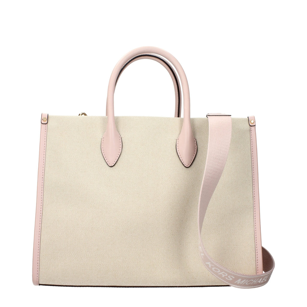 Michael Kors Beige Fabric Handbags - Beyzy Store - Michael Kors