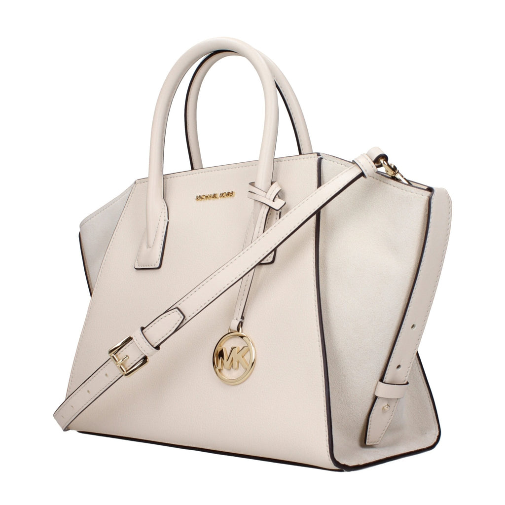 Michael Kors Beige Leather Handbags - Beyzy Store - Michael Kors