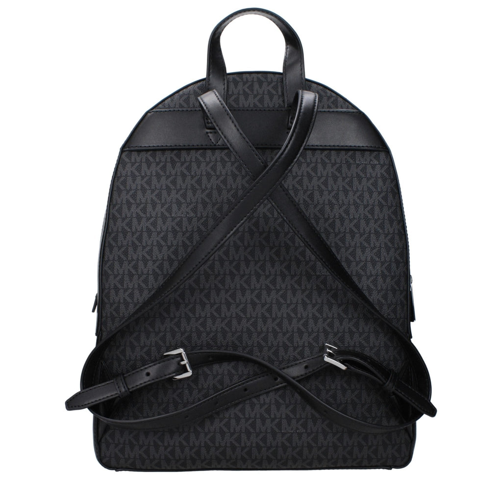 Michael Kors Black Fabric Backpack - Beyzy Store - Michael Kors