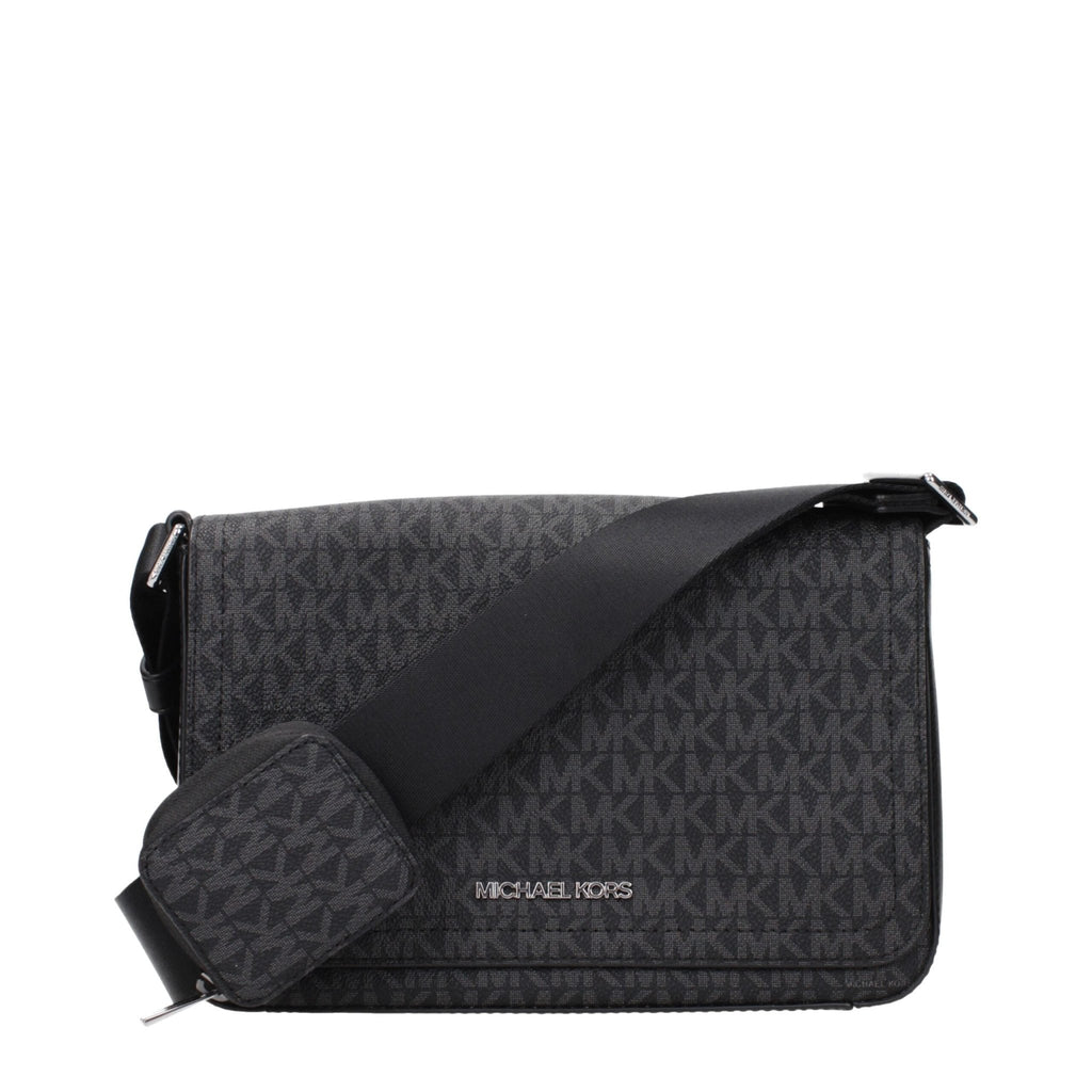 Michael Kors Black Fabric Crossbody Bags - Beyzy Store - Michael Kors