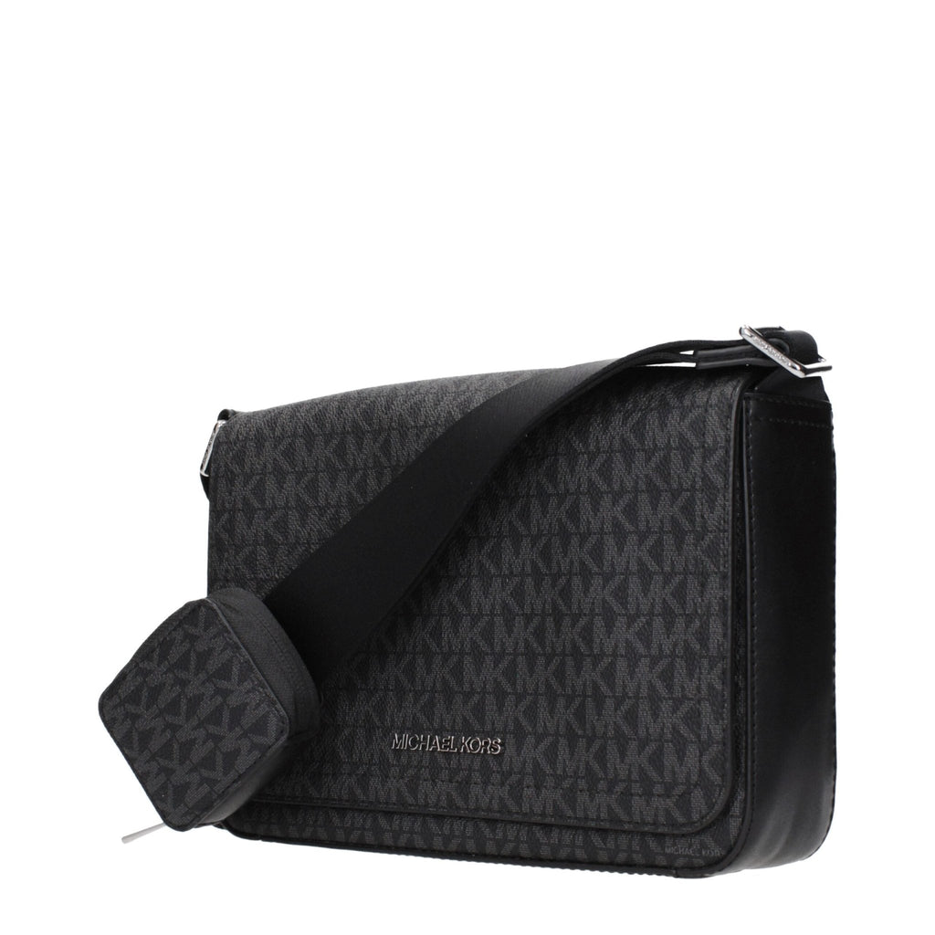 Michael Kors Black Fabric Crossbody Bags - Beyzy Store - Michael Kors