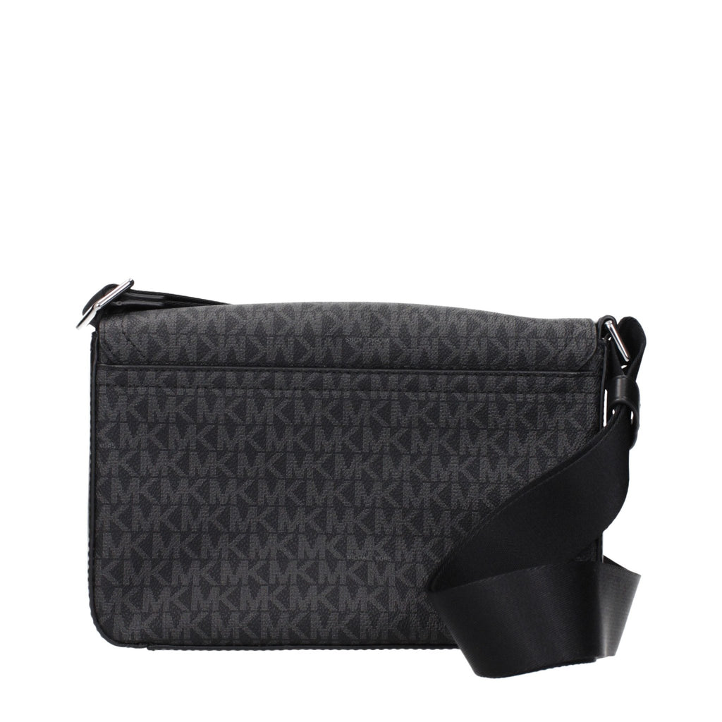 Michael Kors Black Fabric Crossbody Bags - Beyzy Store - Michael Kors