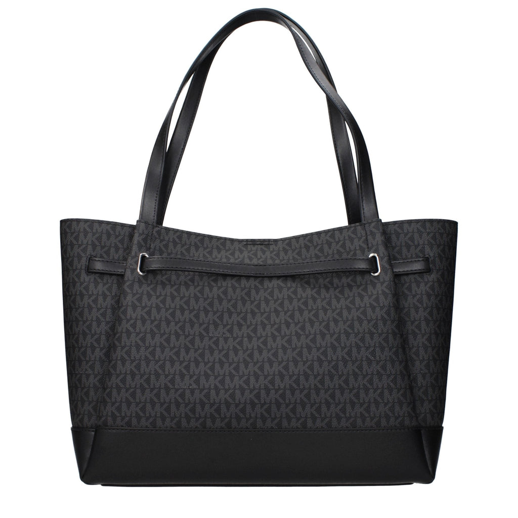 Michael Kors Black Fabric Shoulder Bags - Beyzy Store - Michael Kors