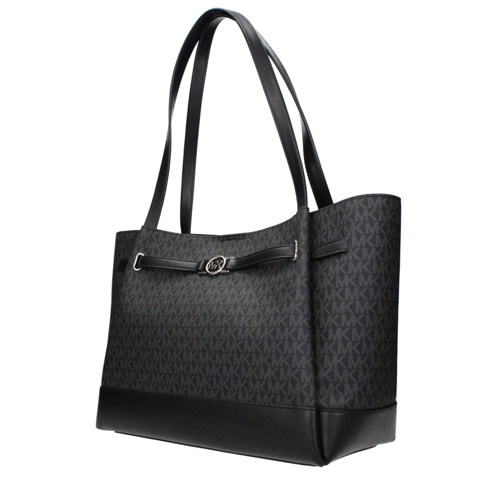Michael Kors Black Fabric Shoulder Bags - Beyzy Store - Michael Kors