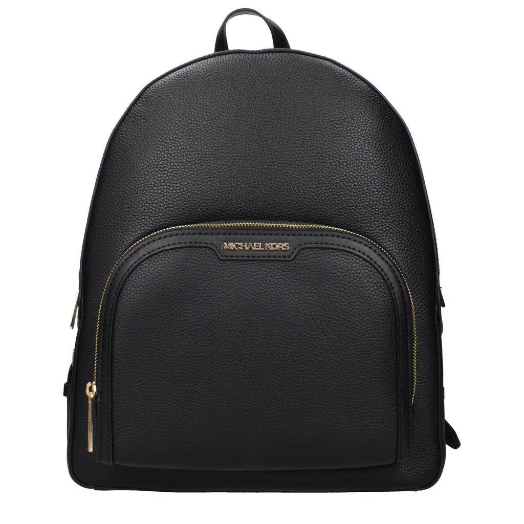 Michael Kors Black Leather Backpacks - Beyzy Store - Michael Kors
