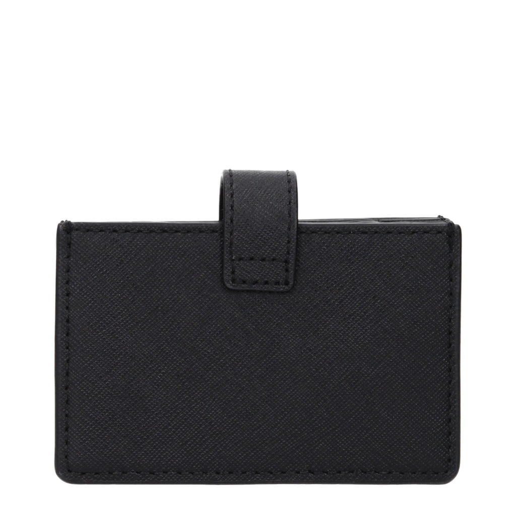 Michael Kors Black Leather Cardholder - Beyzy Store - Michael Kors