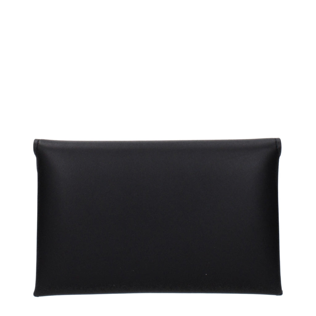 Michael Kors Black Leather Clutch Bags - Beyzy Store - Michael Kors
