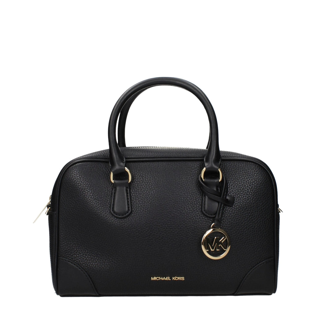 Michael Kors Black Leather Handbags - Beyzy Store - Michael Kors