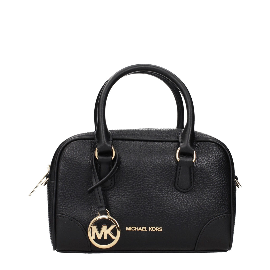 Michael Kors Black Leather Handbags - Beyzy Store - Michael Kors