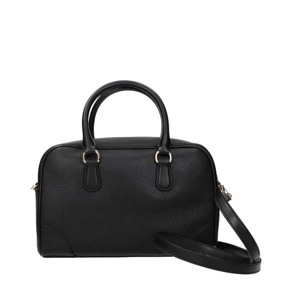 Michael Kors Black Leather Handbags - Beyzy Store - Michael Kors