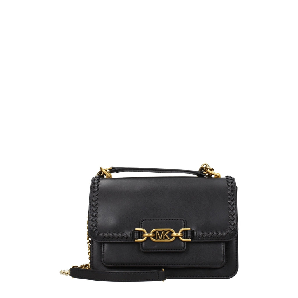 Michael Kors Black Leather Shoulder Bag - Beyzy Store - Michael Kors