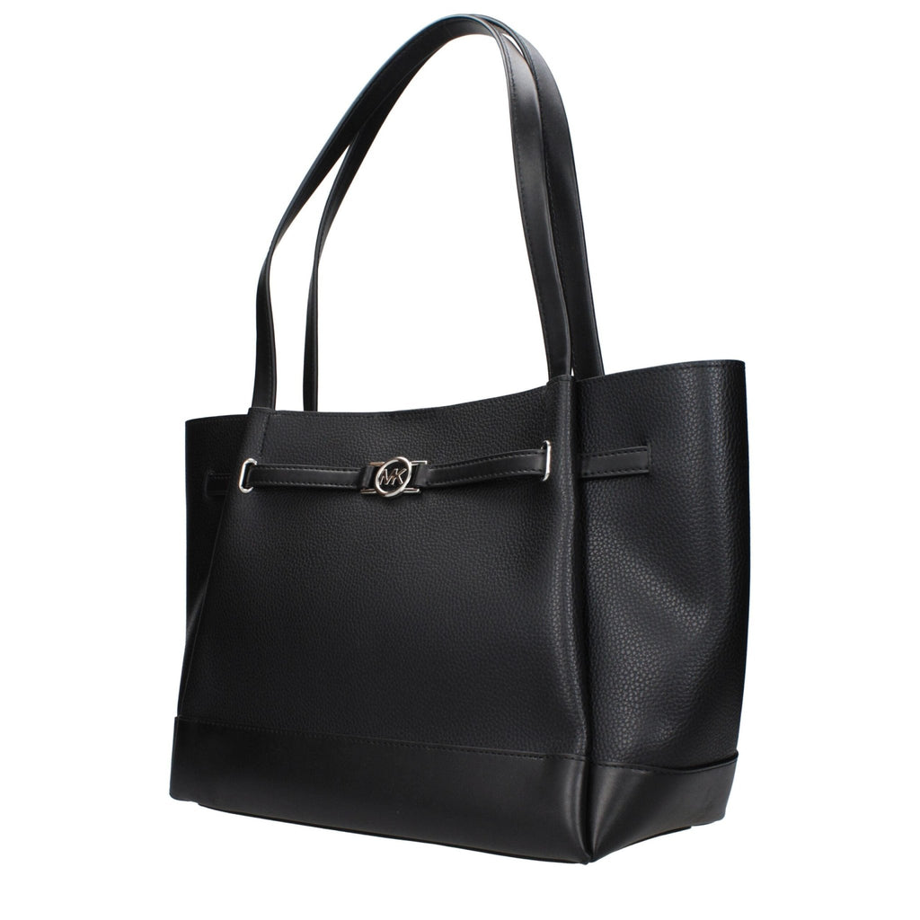 Michael Kors Black Leather Shoulder Bags - Beyzy Store - Michael Kors