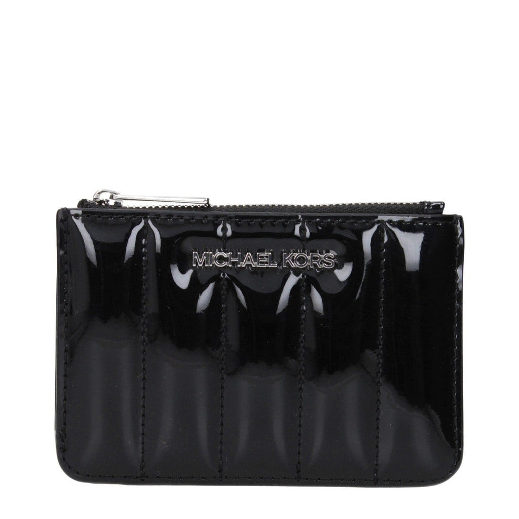 Michael Kors Black Leather Wallets - Beyzy Store - Michael Kors