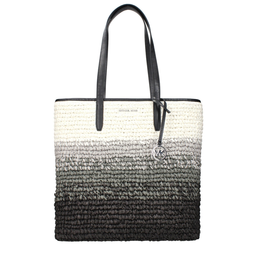 Michael Kors Black Raffia Shoulder Bags - Beyzy Store - Michael Kors