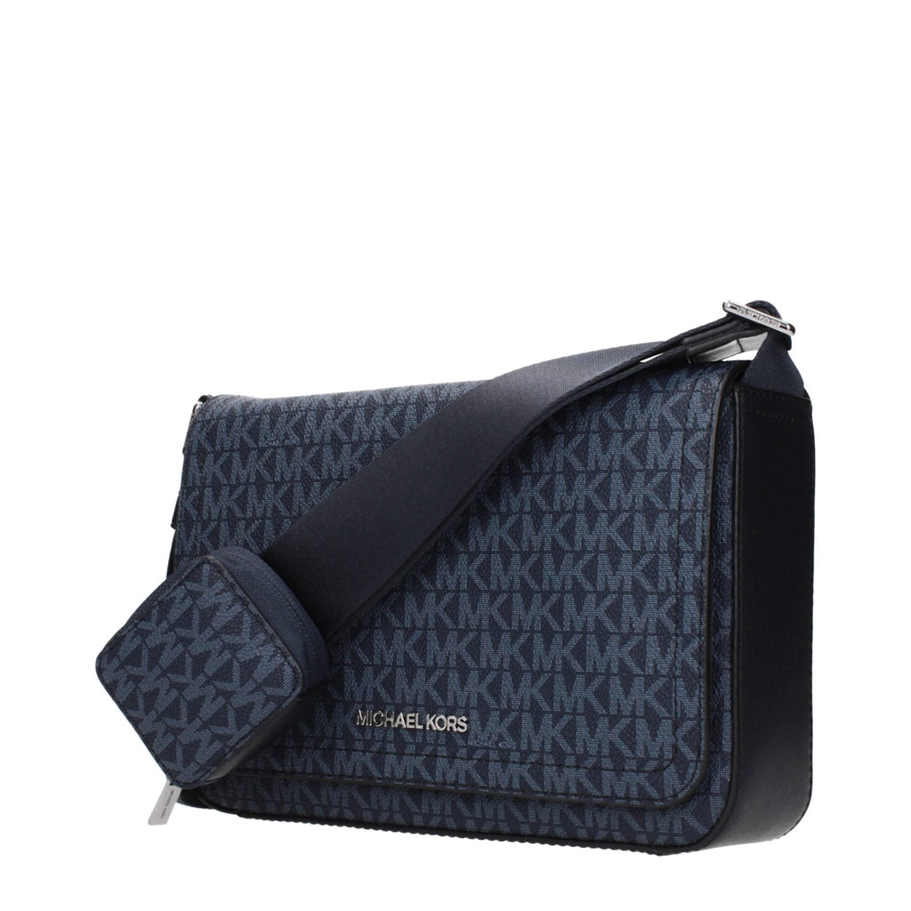 Michael Kors Blue Fabric Crossbody Bags - Beyzy Store - Michael Kors