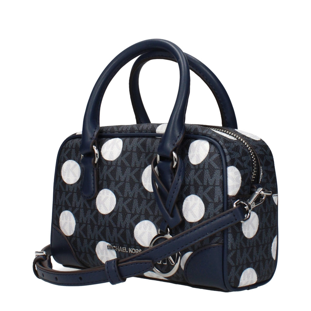 Michael Kors Blue Fabric Handbags - Beyzy Store - Michael Kors