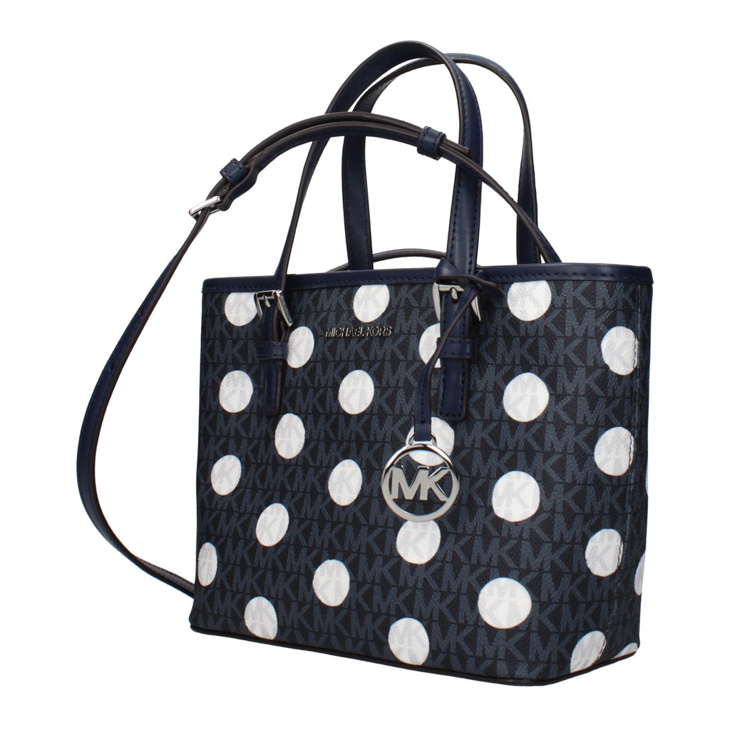 Michael Kors Blue Fabric Handbags - Beyzy Store - Michael Kors