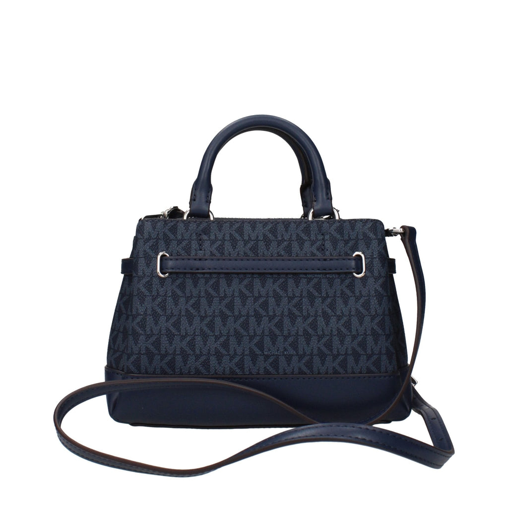 Michael Kors Blue Fabric Handbags - Beyzy Store - Michael Kors