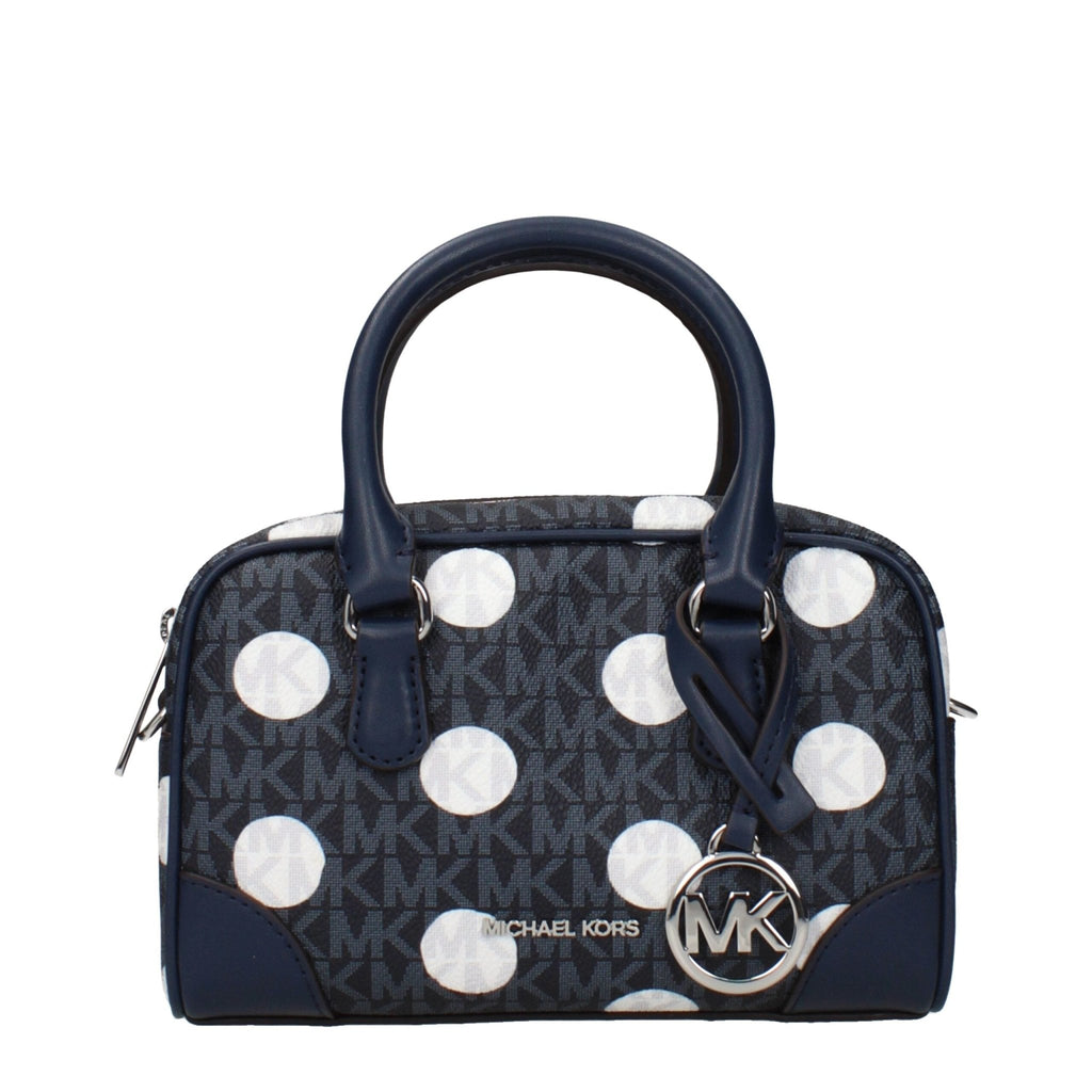Michael Kors Blue Fabric Handbags - Beyzy Store - Michael Kors