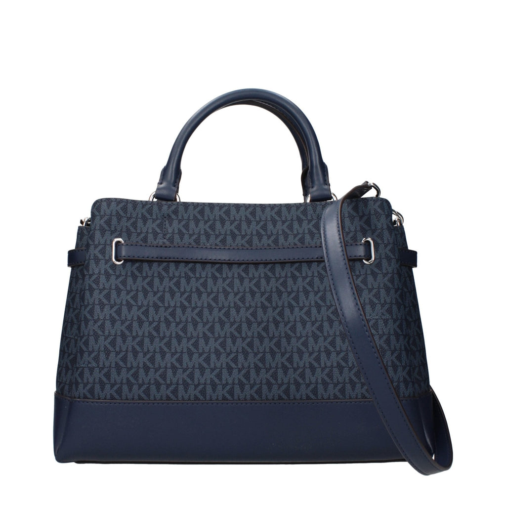 Michael Kors Blue Fabric Handbags - Beyzy Store - Michael Kors