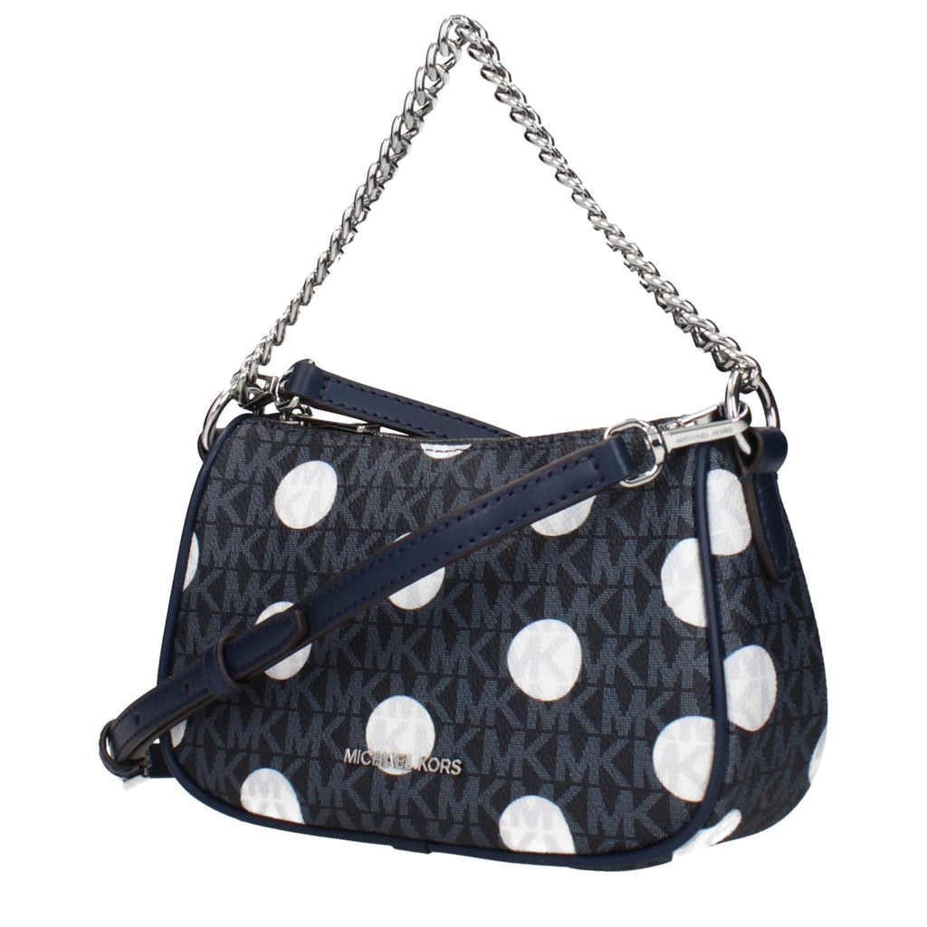 Michael Kors Blue Fabric Handbags - Beyzy Store - Michael Kors