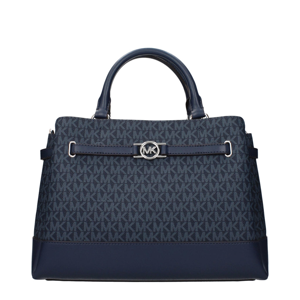 Michael Kors Blue Fabric Handbags - Beyzy Store - Michael Kors
