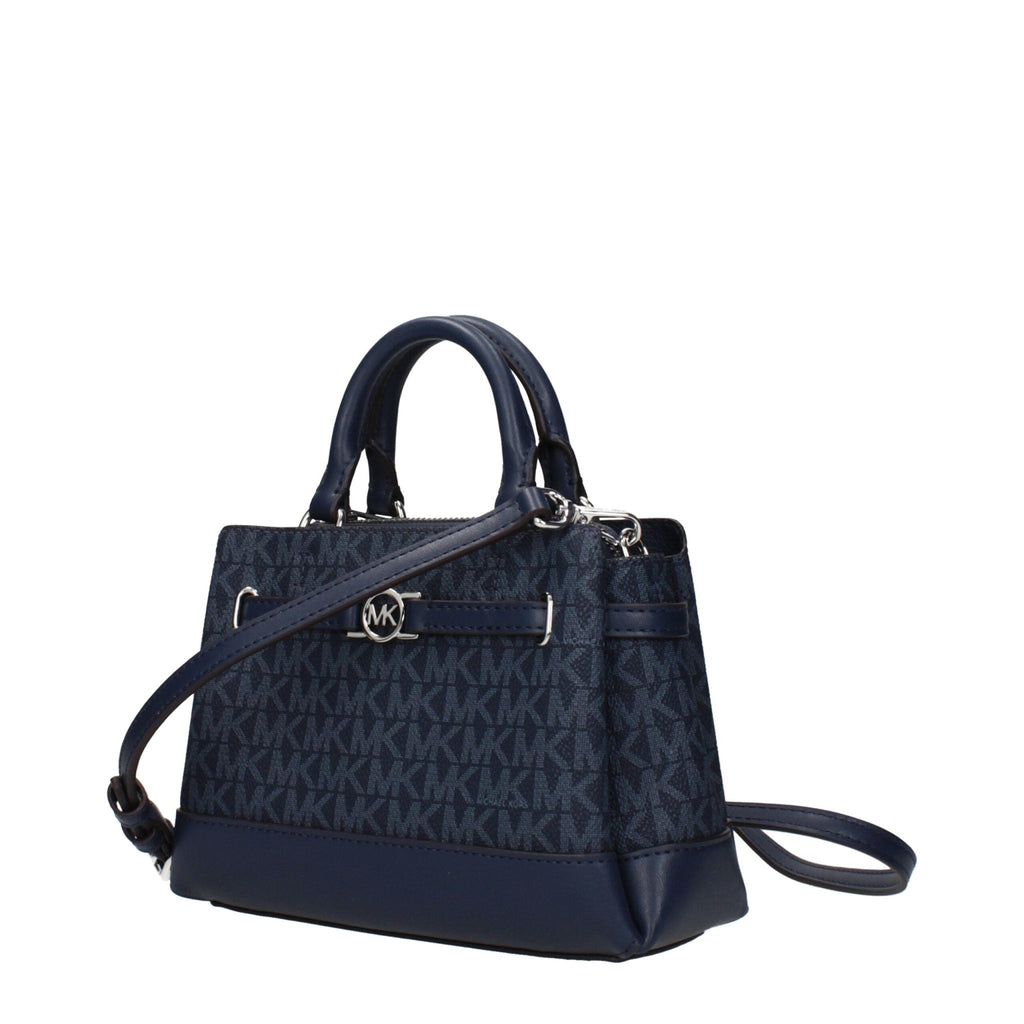 Michael Kors Blue Fabric Handbags - Beyzy Store - Michael Kors