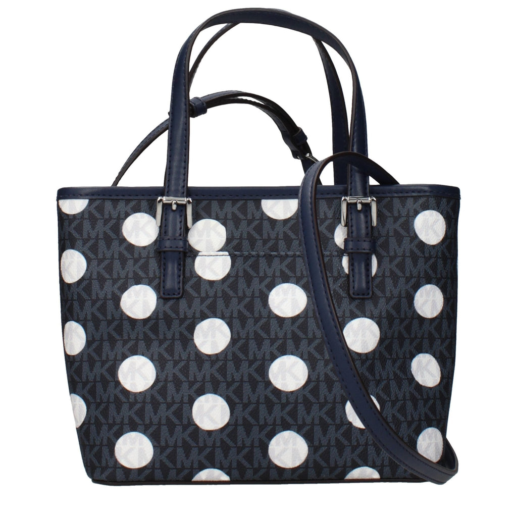 Michael Kors Blue Fabric Handbags - Beyzy Store - Michael Kors