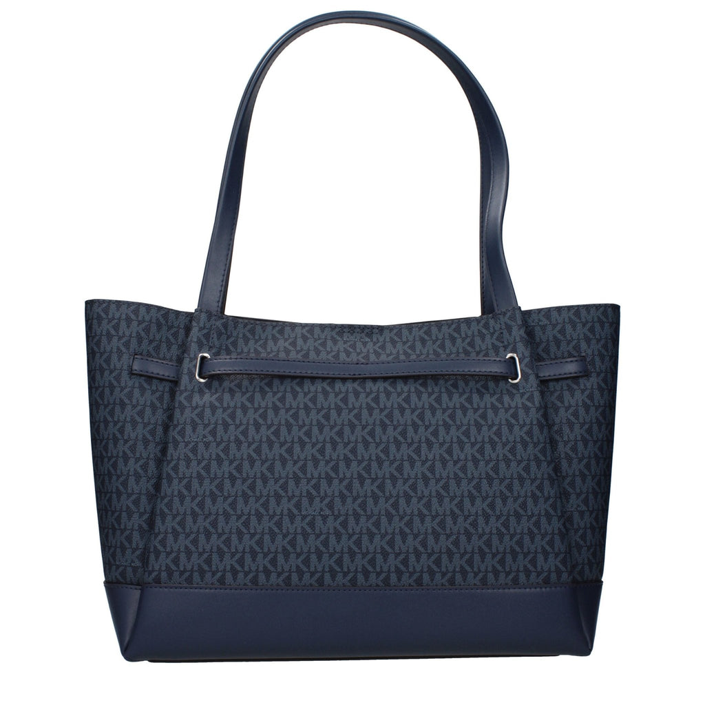 Michael Kors Blue Fabric Shoulder Bags - Beyzy Store - Michael Kors