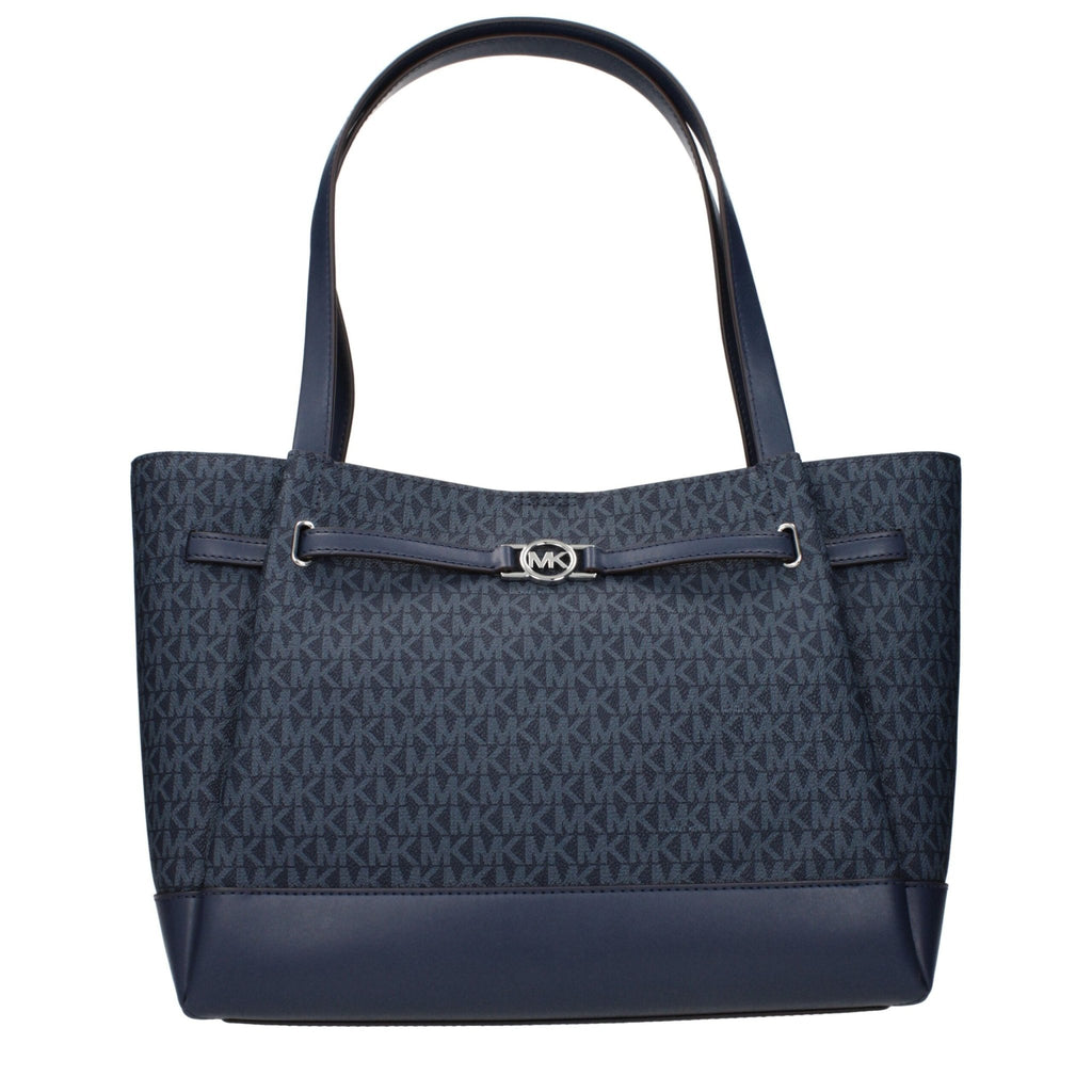 Michael Kors Blue Fabric Shoulder Bags - Beyzy Store - Michael Kors