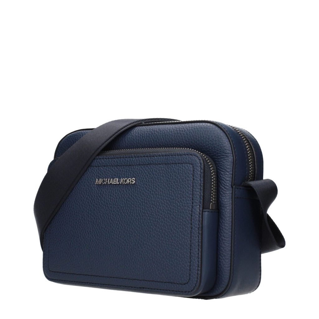 Michael Kors Blue Leather Crossbody Bags - Beyzy Store - Michael Kors